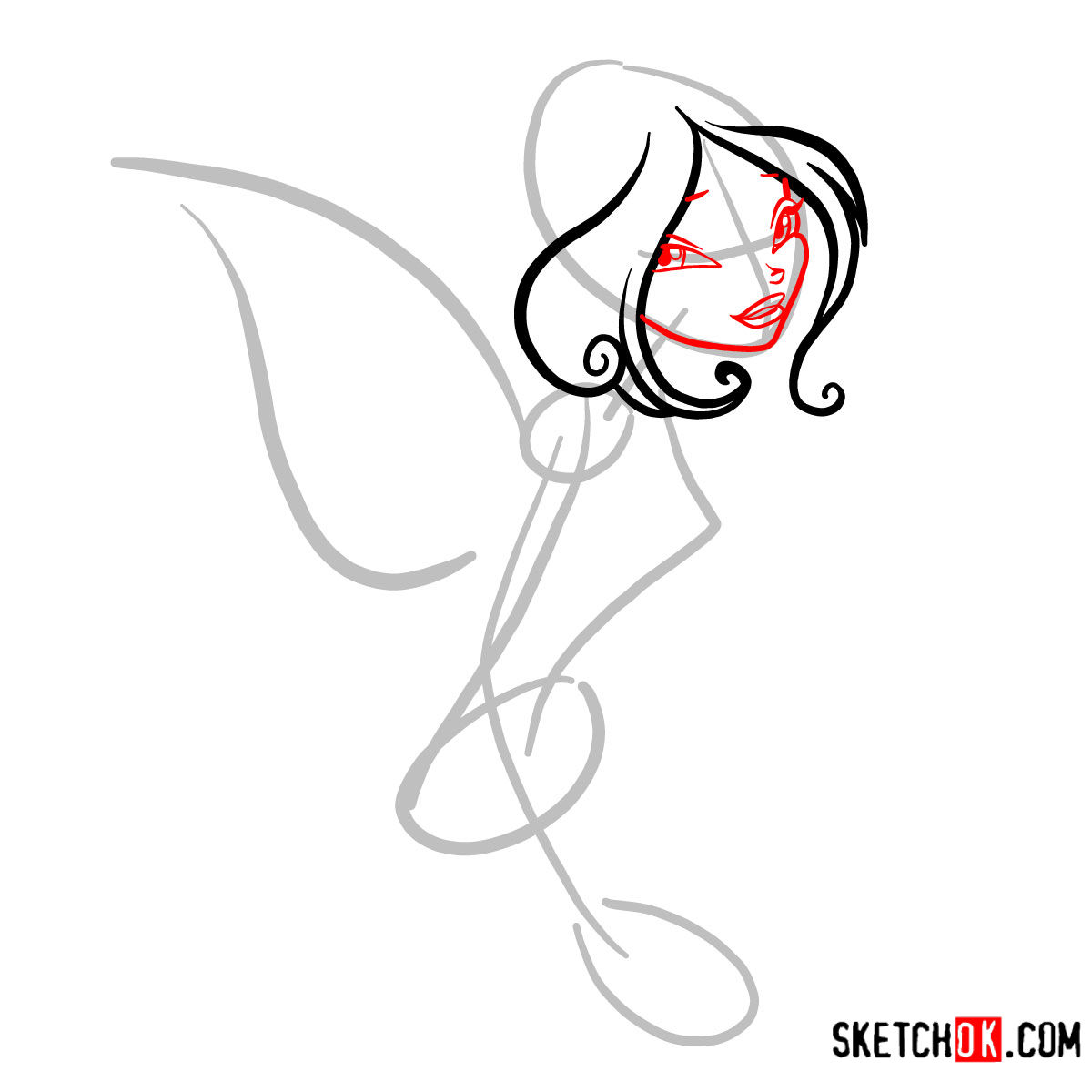 1200x1200 How To Draw Flora With Fairy Wings