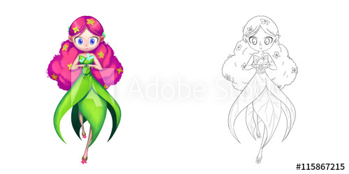 500x250 Princess The Morning Glory Flower Fairy, Butterfly Princess