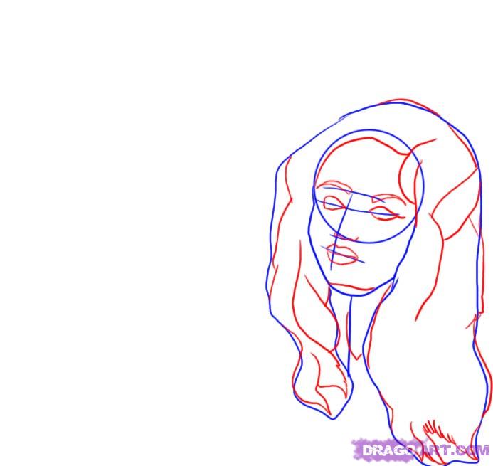 693x655 How To Draw Fairies Easy Step