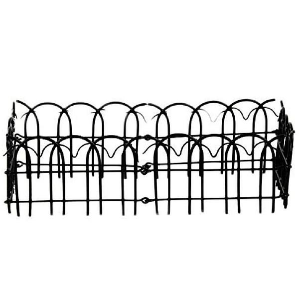 600x600 Black Folding Fence