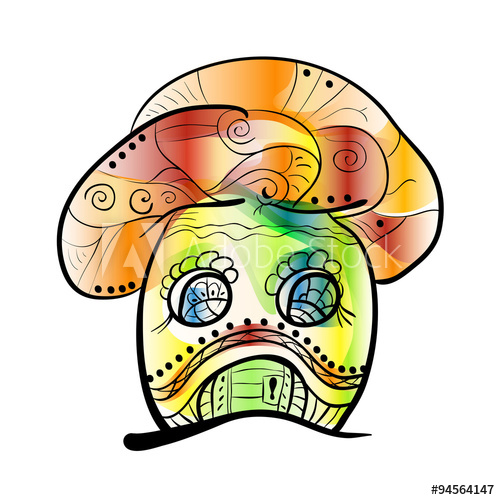 500x500 Fantasy Mushroom Sad House Cute Little House Fairy Little Magic