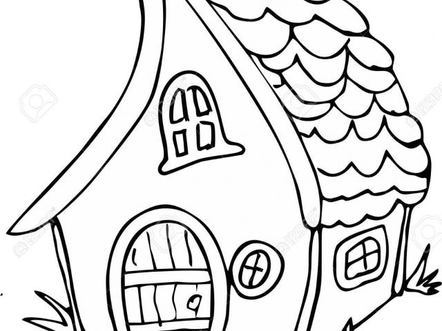 640x480 Free Drawn House, Download Free Clip Art