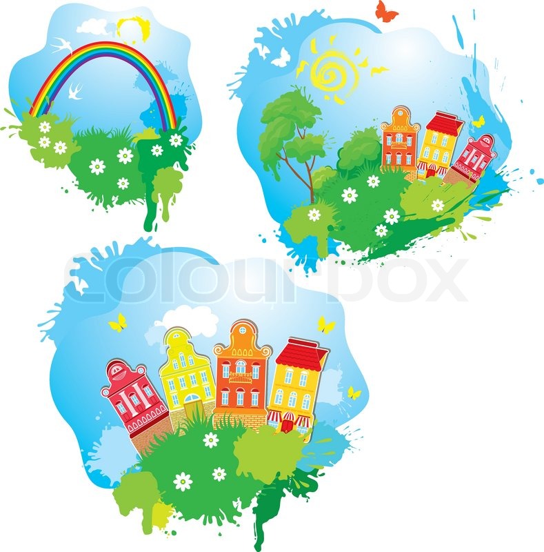 789x800 Set Of Cartoons Fairytale Drawing Stock Vector Colourbox