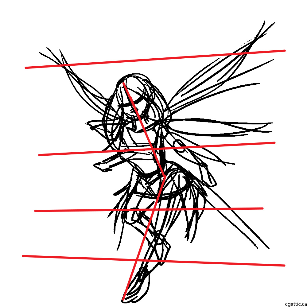 1000x1000 Fairy Cartoon Drawing In Steps With Photoshop