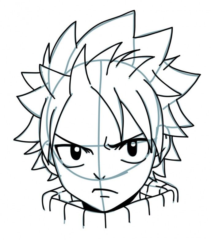 688x783 how to draw natsu fairy tail how to draw natsu from fairy tail
