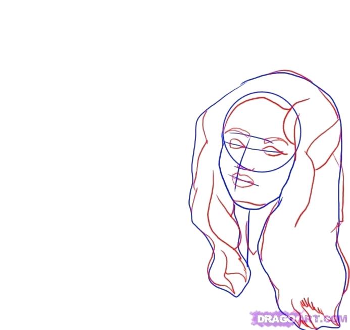 693x655 Easy To Draw Fairies Step