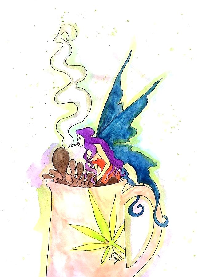 683x900 Fairy Drawing Running