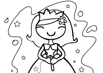 424x302 Princess Prince Coloring Pages