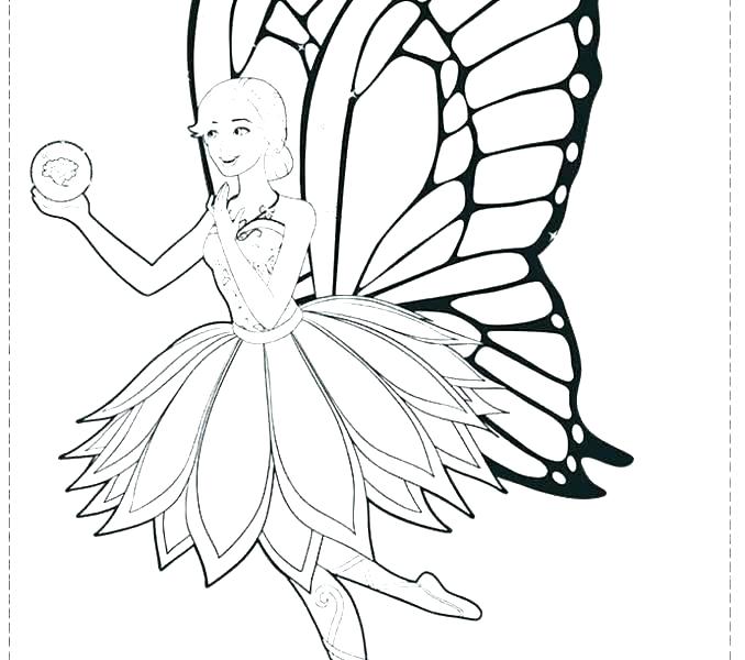 678x600 Barbie Fairy Colouring Pages Zupa