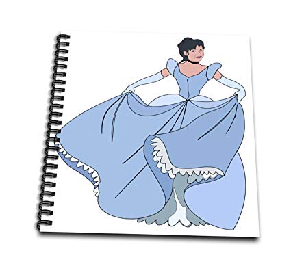 425x386 Db Fairy Princess In Blue Dress Drawing