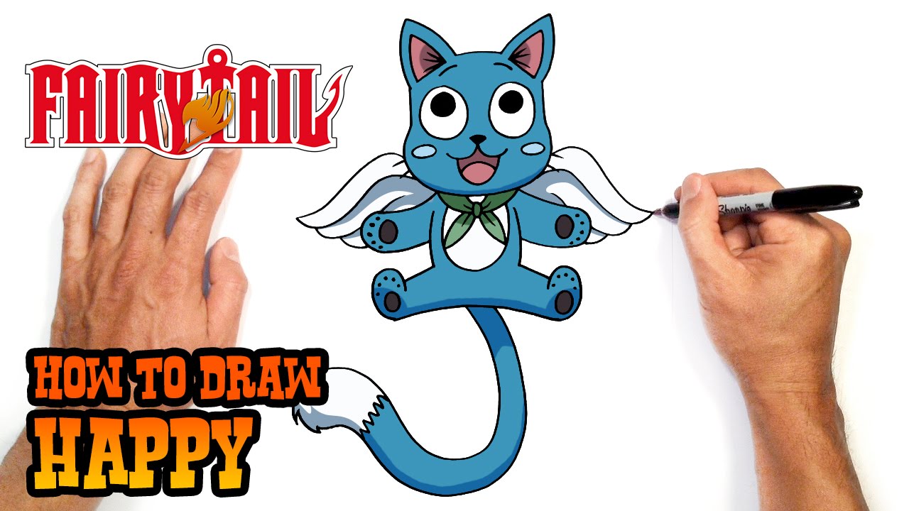 1280x720 How To Draw Happy Fairy Tail