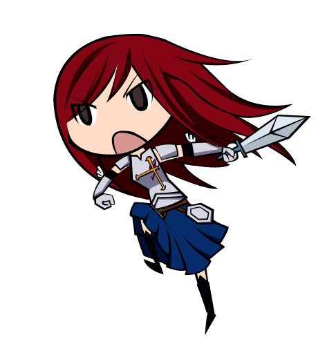 486x514 How To Draw Erza Scarlet Chibi