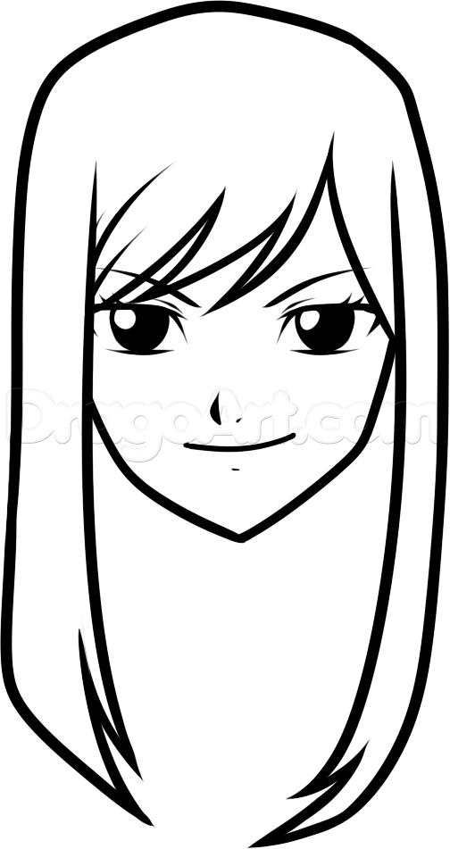 504x951 Step How To Draw Erza Scarlet Easy