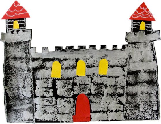 558x432 Fairy Tale Castles Art Project Preschool Scavenger Hunt