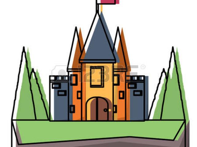 640x480 Fairytale Clipart Castle Entrance