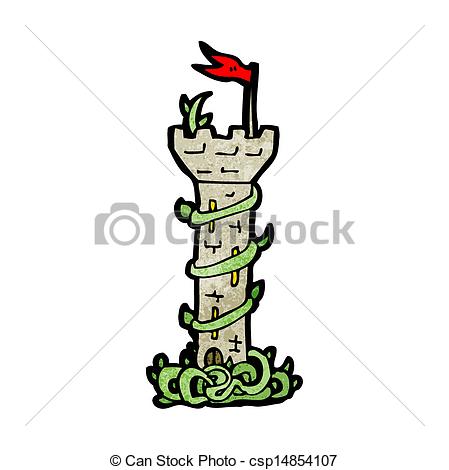 449x470 Cartoon Fairytale Tower Vector Clipart