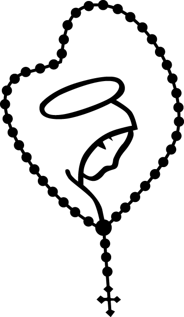 374x645 Collection Of Free Rosary Drawing Hope And Faith Download On Ui Ex