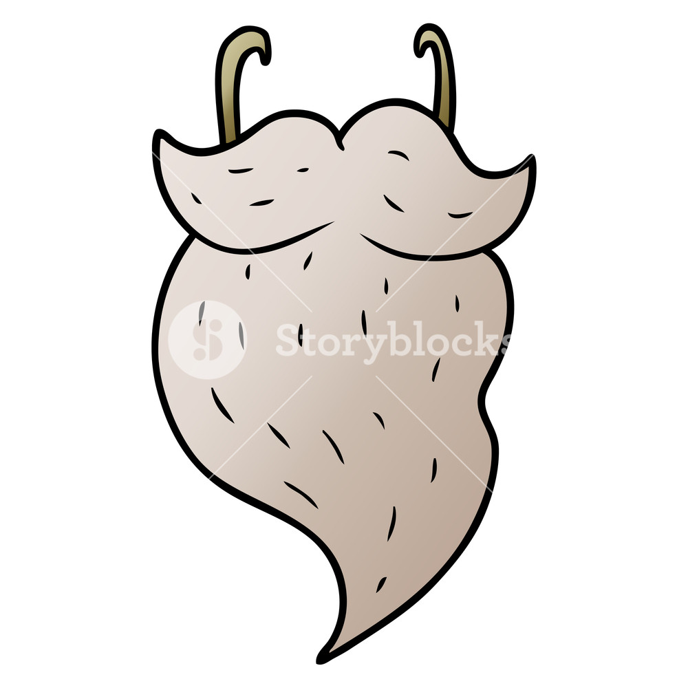 1000x1000 Cartoon Fake Beard Royalty Free Stock Image