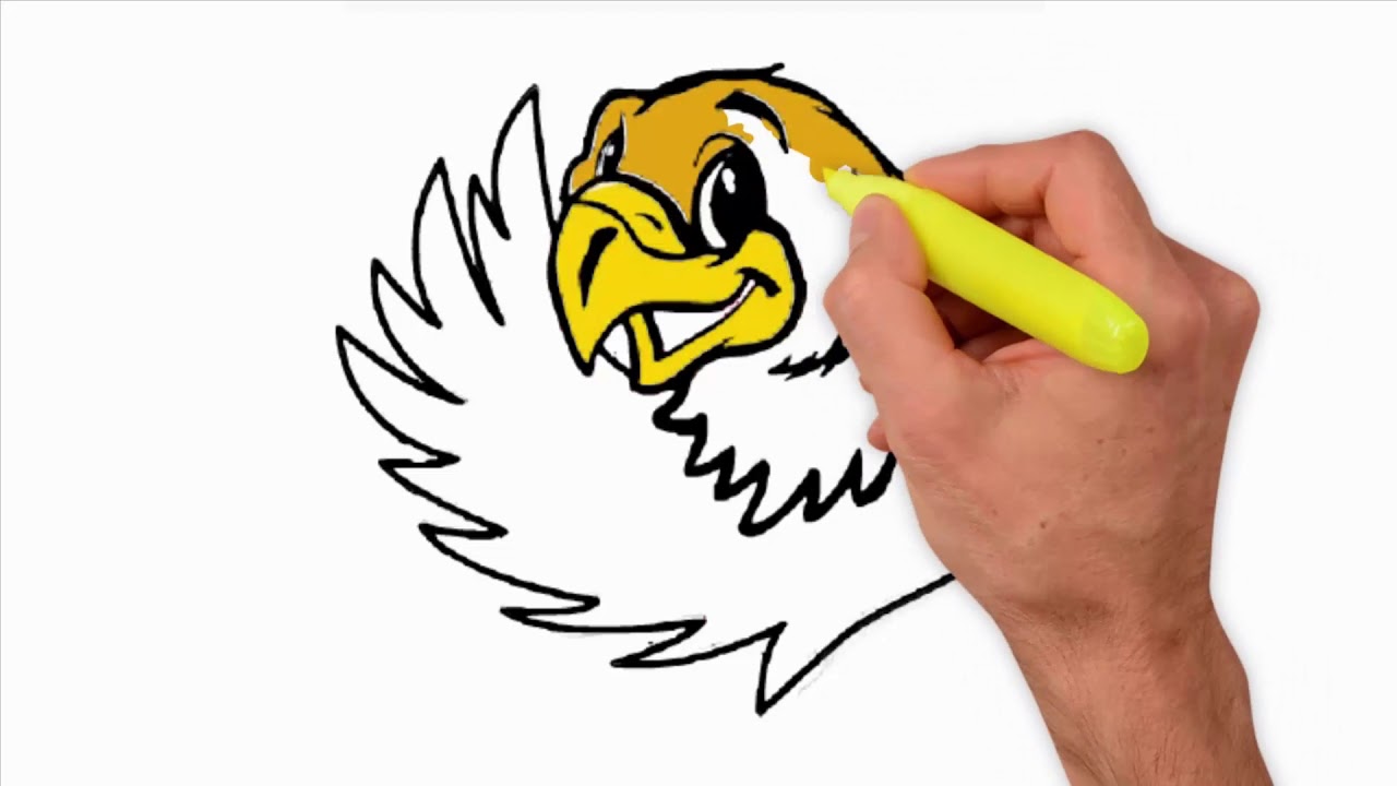 1280x720 Coloring Pages How To Draw A Falcon