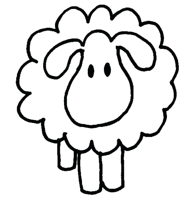 736x816 Easy Pictures To Draw For Kids Best Sheep Drawing Ideas How