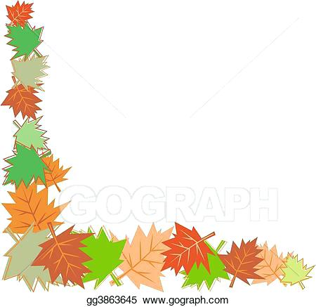 450x437 fall leaves drawing fall leaves border autumn leaves drawing easy
