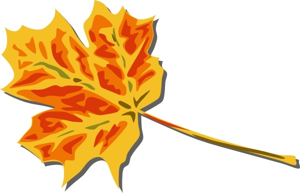 600x385 Fall Leaves Clip Art Free Vector In Open Office Drawing