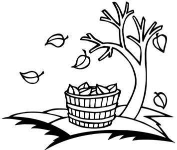 355x300 Fall Coloring Pages