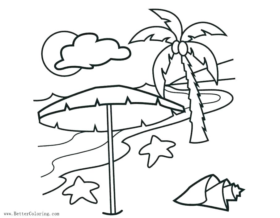 906x707 Palm Tree Coloring Sheets