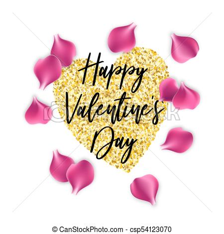 450x470 Rose Petals Happy Valentines Day Background Valentine Poster