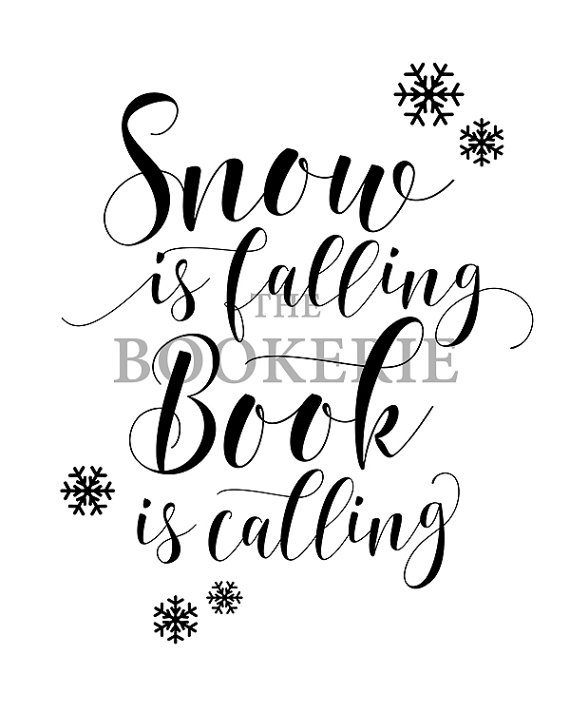 570x713 Snow Is Falling Book Is Calling Christmas Printable Reading