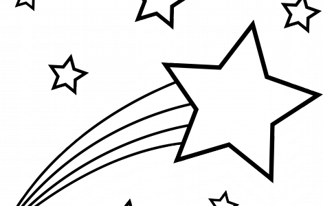 470x300 Cool Drawings Of Shooting Stars Stars Star Stencil, Star