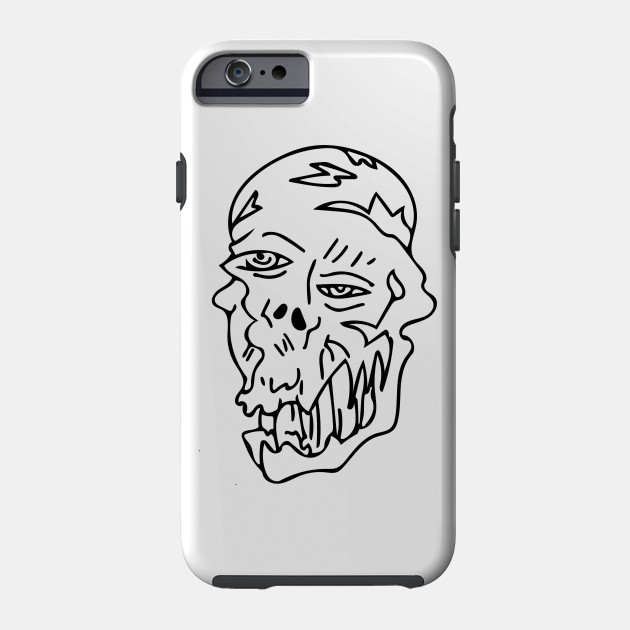 630x630 Falling Water Graphic Skull