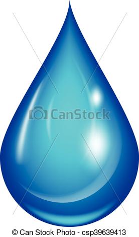 277x470 water drop vector illustration clean water drop isolated on white