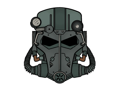 Fallout Power Armor Drawing | Free download on ClipArtMag