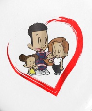190x228 The Ace Family Cartoon Drawing Small Buttons Spreadshirt