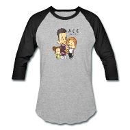190x190 The Ace Family Cartoon Drawing T Shirt Unisex Baseball T Shirt