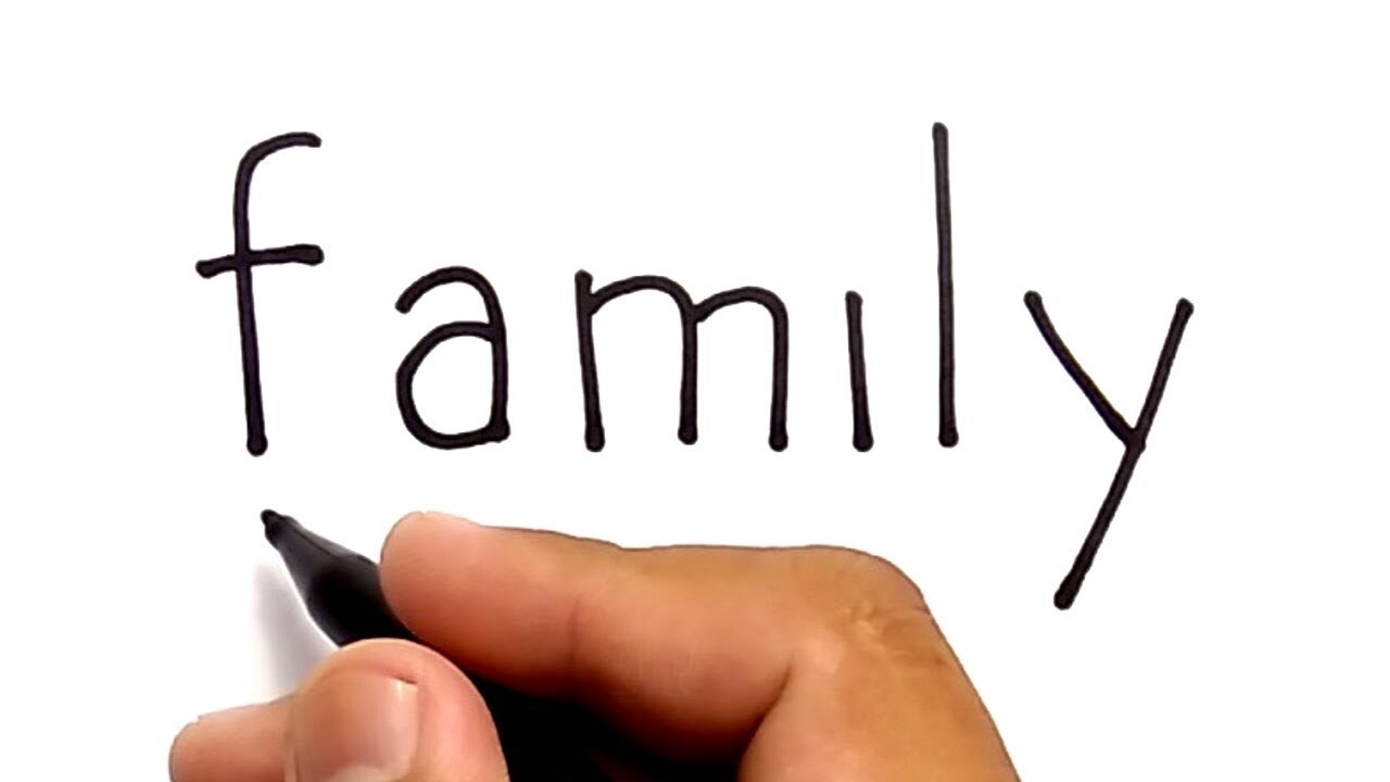 1280x720 Very Easy, How To Turn Word Family Into Cartoon For Kids