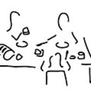 179x180 Have Breakfast Dinner Family Drawing