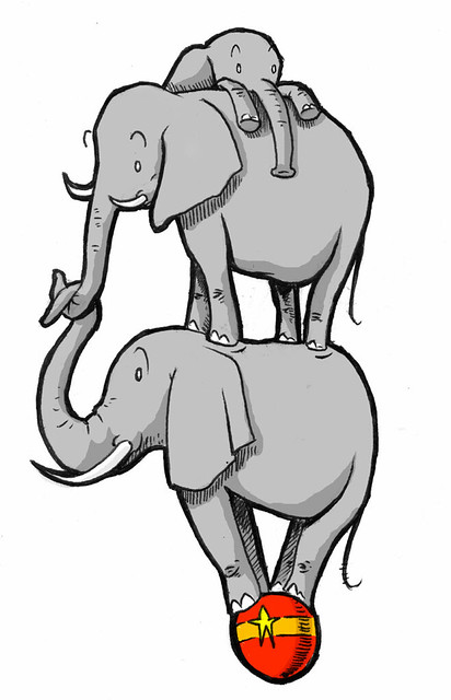 412x640 adorable elephant family drawing aiming to represent