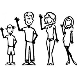 265x265 Stick Figures Clip Art For Day Care Ideas And Designs