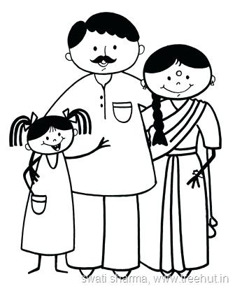336x409 Stick Figure Coloring Pages Figures Brushes People Family And Pets