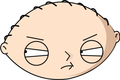 400x265 family guy stewie head color vinyl decal collector's heaven