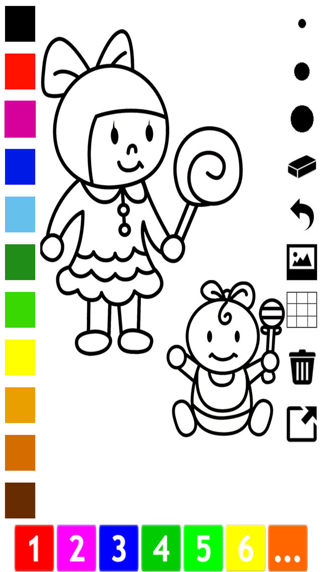 640x1136 A Family Coloring Book For Children Learn To Draw And Color Grand