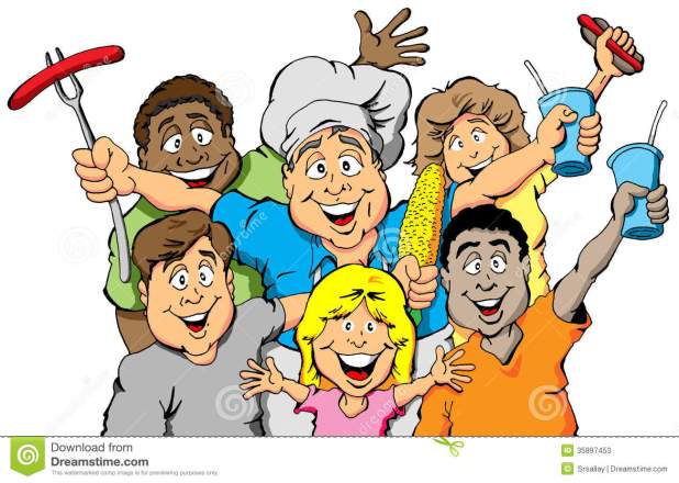 618x440 Family Picnic Clipart