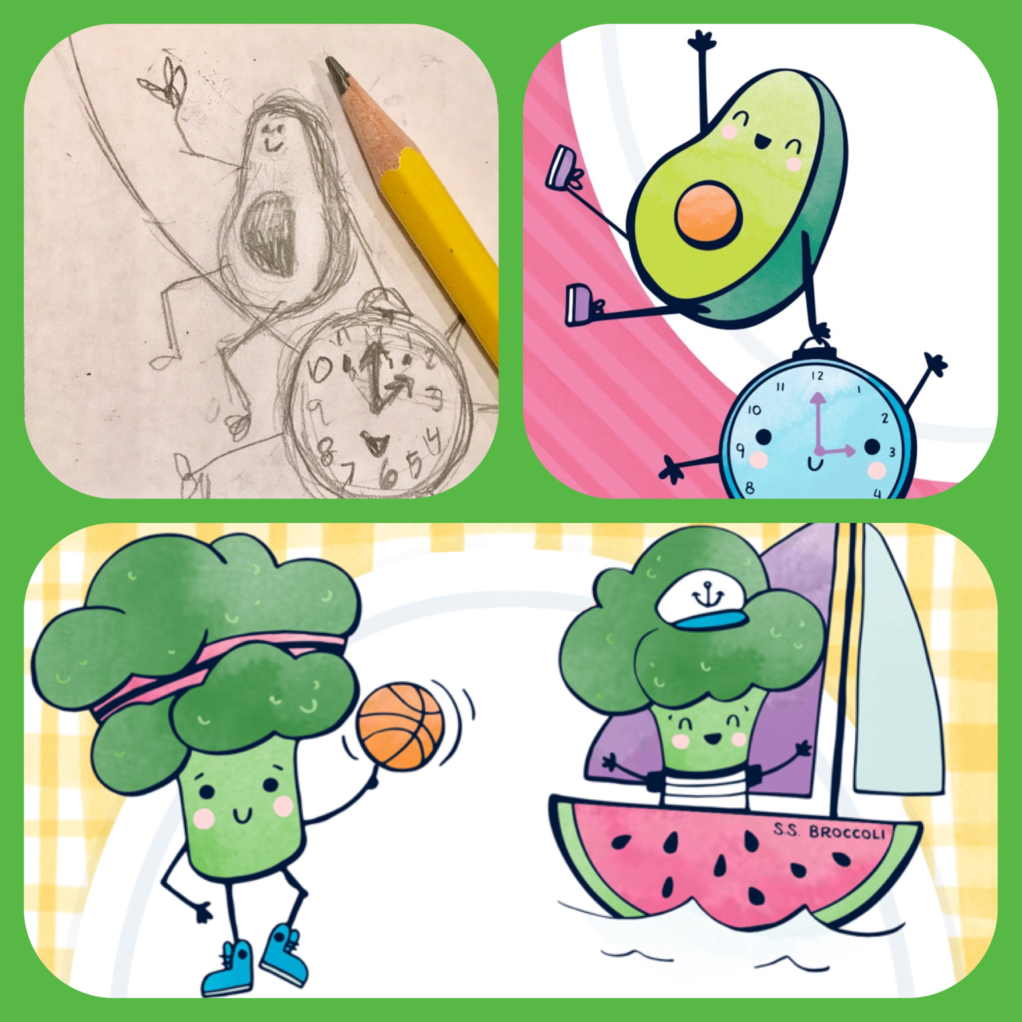2048x2048 Picnic Party! Game Design For Fun With Healthy Food Characters
