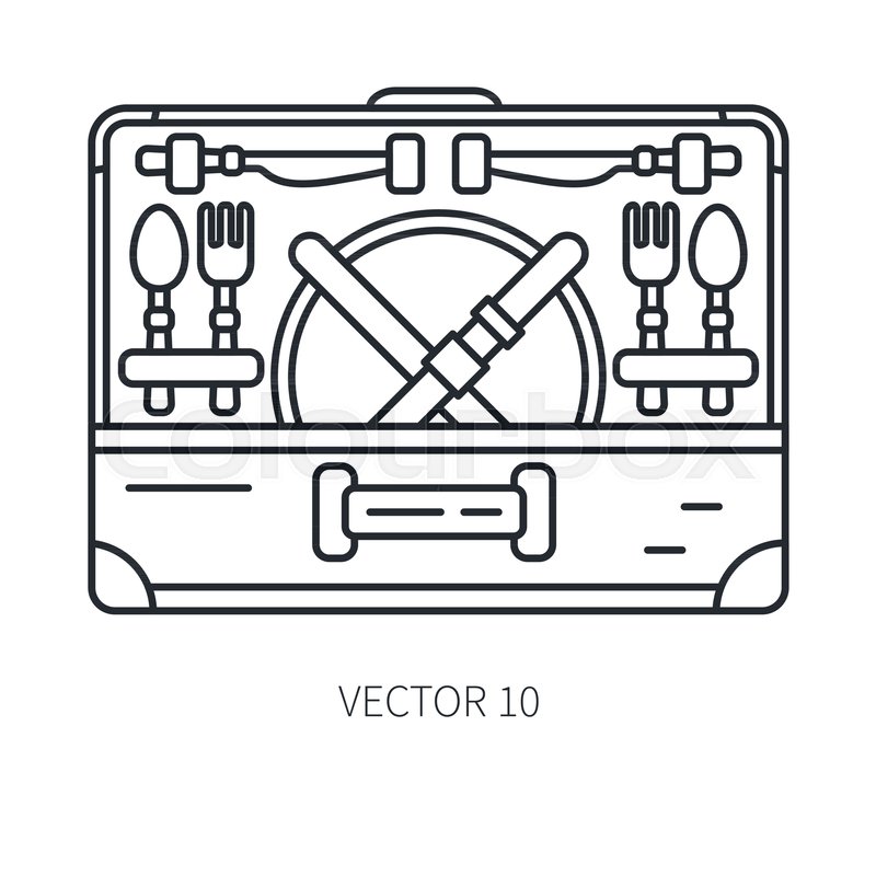 800x800 Retro Convertible Furniture, Compact Stock Vector Colourbox