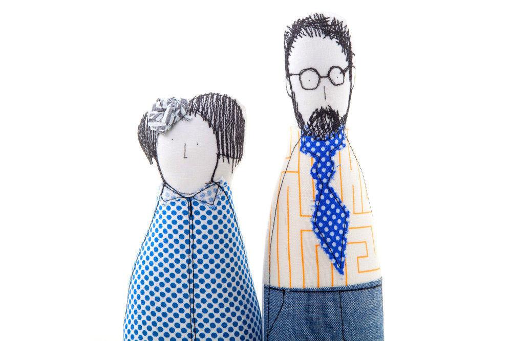 1000x667 family portrait dolls family set personal family parents