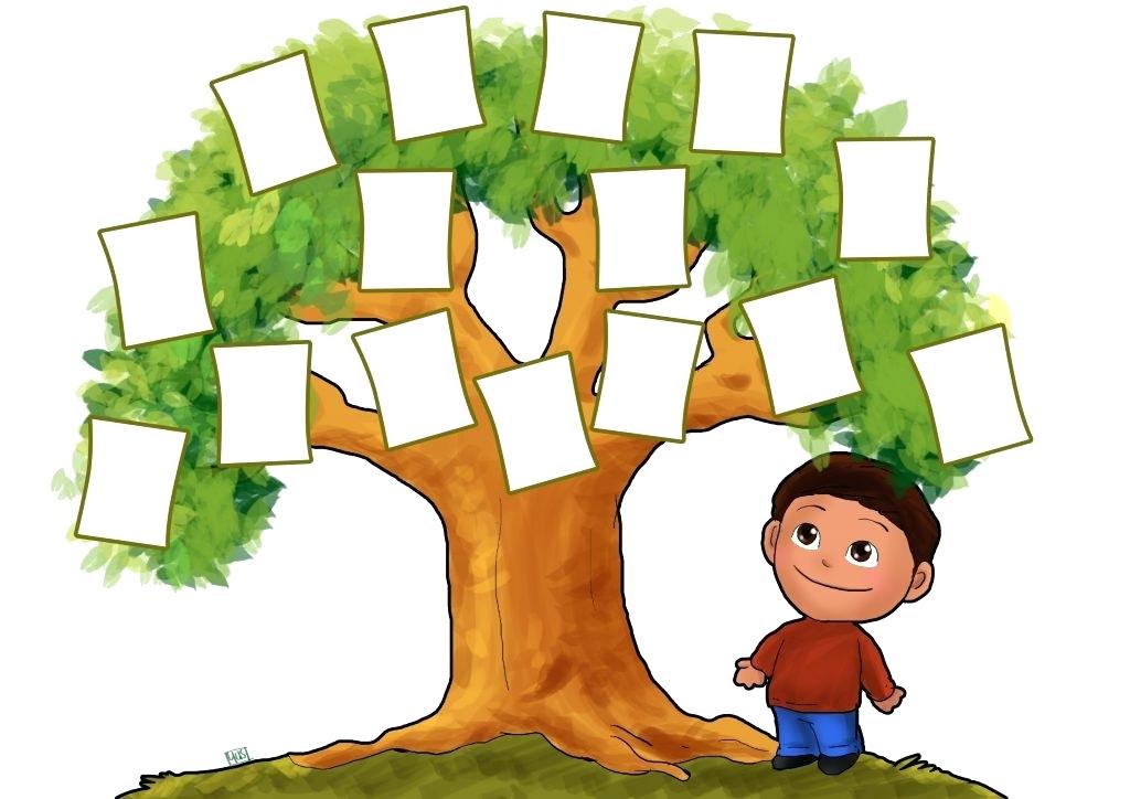 1024x724 Free Printable Family Tree Template Kid Tree Drawing Save Tree Kid