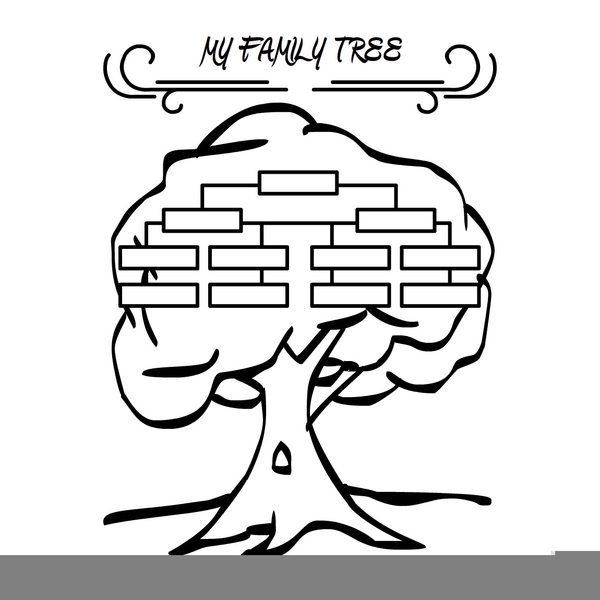 600x600 Family Tree Clipart Black And White Free Images