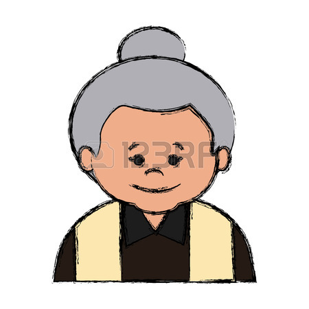 450x450 Huge Collection Of 'grandmother Drawing' Download More Than